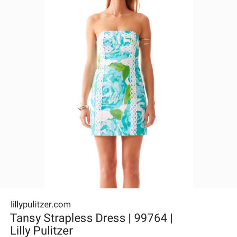 Lilly Pulitzer Tansey Strapless Dress